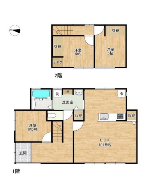 中古戸建 倉敷市亀島２丁目16-6 水島臨海鉄道栄駅 1,099万円