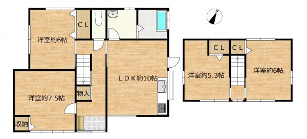 中古戸建 真庭市上水田1362-13 JR姫新線美作落合駅 1,799万円