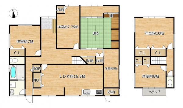 中古戸建 美作市朽木56-1 JR姫新線林野駅 1,599万円