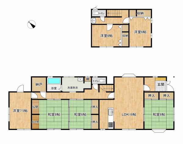 中古戸建 苫田郡鏡野町入848-1 JR姫新線院庄駅 1,799万円