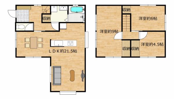 中古戸建 岡山市北区撫川1011-25 JR山陽本線庭瀬駅 1,999万円