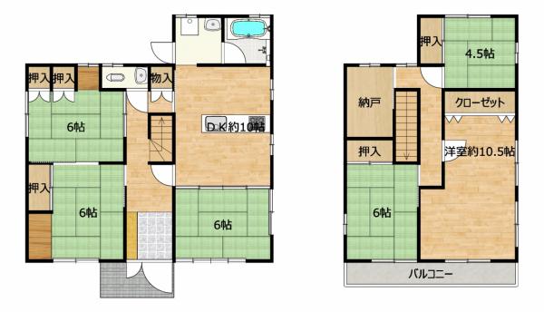 中古戸建 赤磐市馬屋115-15 JR津山線玉柏駅 899万円