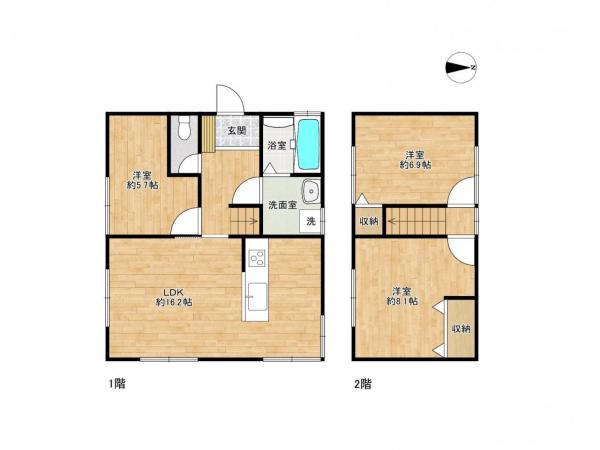 中古戸建 倉敷市中帯江833-80 JR山陽本線倉敷駅 1,629万円