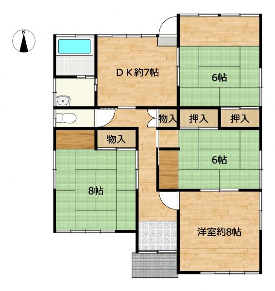 中古戸建 玉野市御崎２丁目15-32 JR宇野線宇野駅 999万円