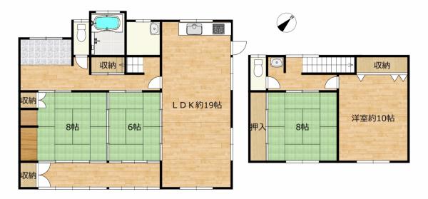 中古戸建 美作市楢原下123-30 JR姫新線林野駅 1,299万円