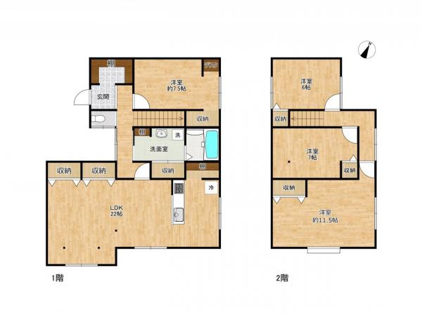 中古戸建 倉敷市中庄2307-78 JR山陽本線中庄駅 1,649万円