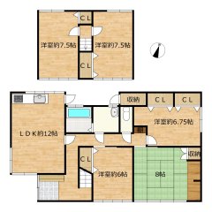 中古戸建 津山市上河原536-4 JR姫新線津山駅 1,899万円