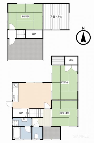 中古戸建 津山市小田中424-5 JR津山線津山駅 200万円