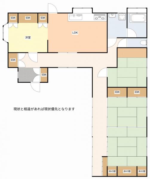 中古戸建 津山市田熊1785-6 JR因美線高野駅 680万円