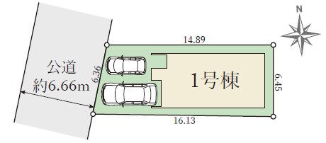 新築戸建 岡山市北区奥田１丁目497番3・497番4 JR宇野線大元駅 3,298万円