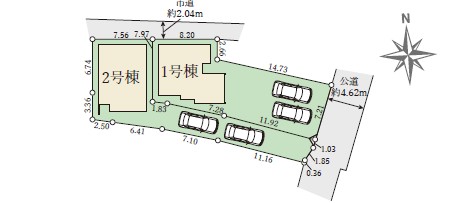 新築戸建 岡山市北区舟橋町26-1 岡山電軌清輝橋線東中央町駅 4,198万円