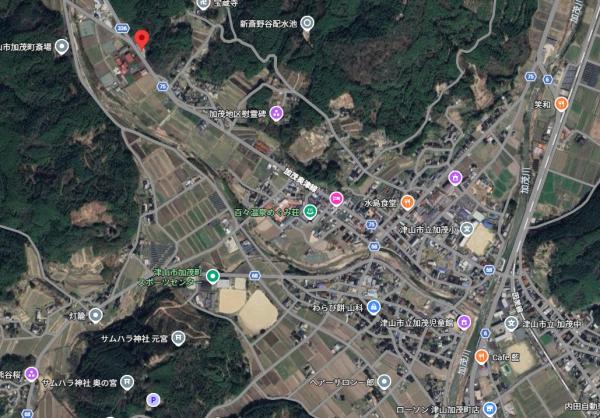 土地 津山市加茂町齋野谷108・108-1 JR因美線美作加茂駅 190万円