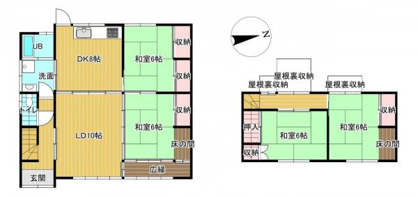 中古戸建 岡山市東区豊田220番13 JR赤穂線大多羅駅 1,499万円