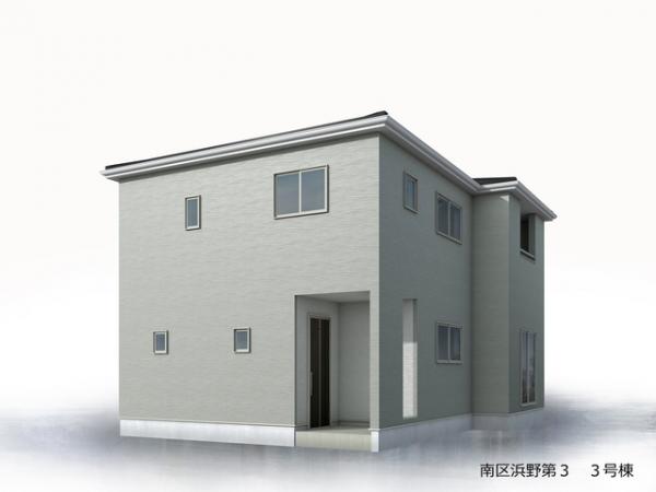 新築戸建 岡山市南区浜野４丁目6-105 JR宇野線大元駅 3,580万円