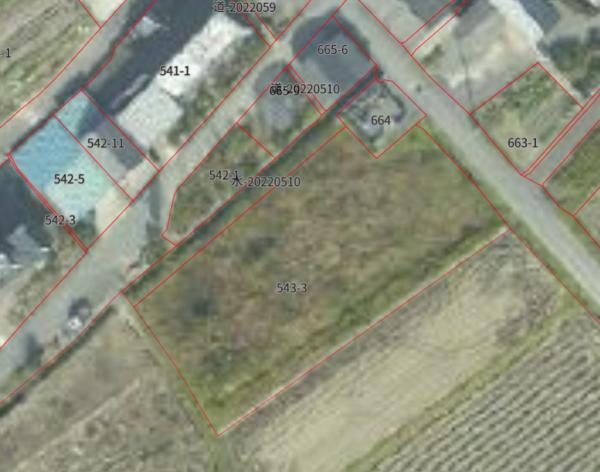 土地 真庭市赤野543-3 JR姫新線美作落合駅 1,000万円