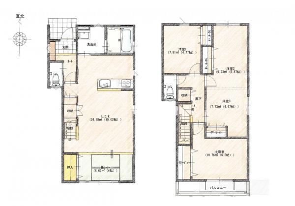 新築戸建 岡山市中区平井1228-22 JR宇野線大元駅 3,280万円