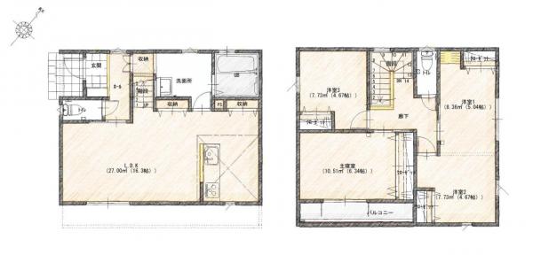 新築戸建 倉敷市大島 JR山陽本線倉敷駅 3,980万円