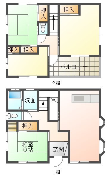 中古戸建 岡山県津山市東一宮669-11 津山線津山駅 1280万円
