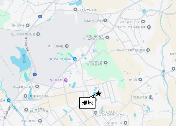 土地 東広島市八本松町原 山陽本線八本松駅 400万円