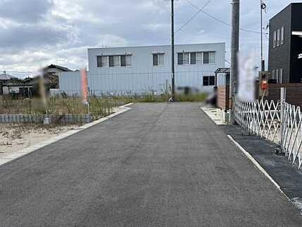 西条町田口 前面道路含む現地写真 