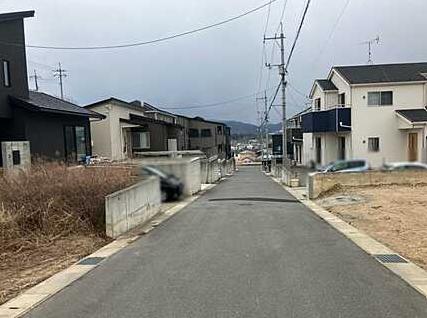 西条町田口 前面道路含む現地写真 