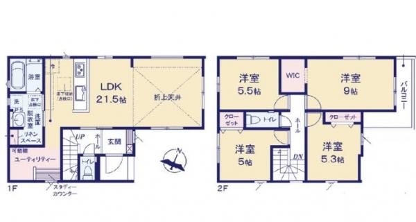 新築戸建 東広島市西条町下三永 山陽新幹線東広島駅 1,999万円