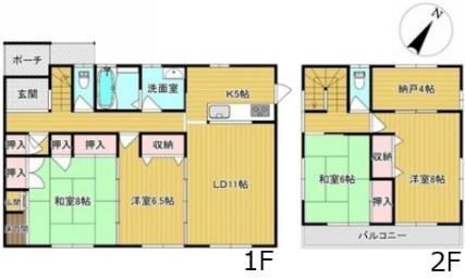 中古戸建 東広島市西条町田口 山陽新幹線東広島駅 1,870万円