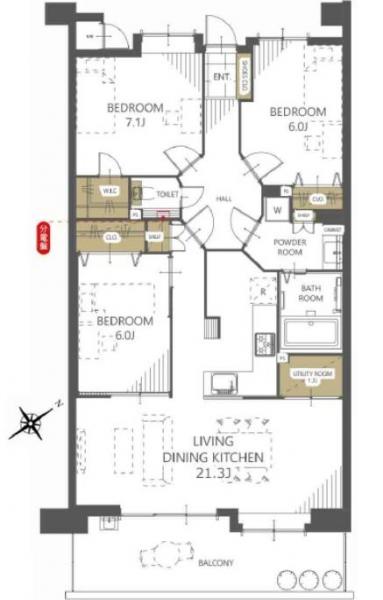 中古マンション 東広島市西条大坪町 山陽本線西条駅 3,490万円