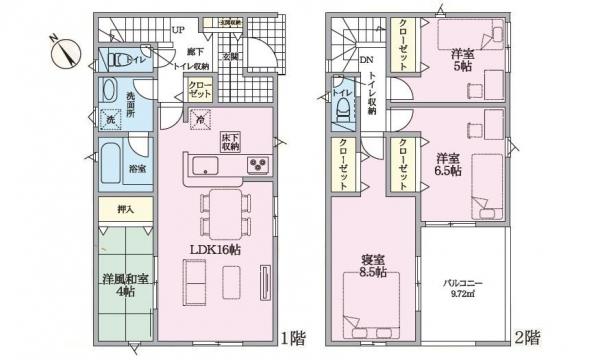 新築戸建 東広島市八本松飯田５丁目 JR山陽本線八本松駅 3,180万円