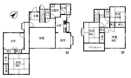 中古戸建 広島県東広島市高屋高美が丘4丁目17-2 山陽本線西高屋駅 1580万円