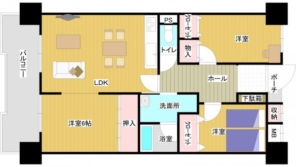 中古マンション 北九州市門司区上馬寄3丁目5-22 JR鹿児島本線門司駅 680万円