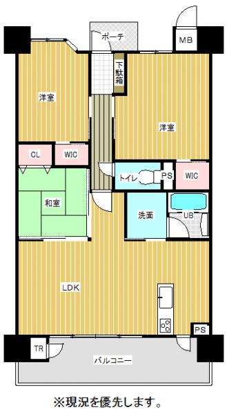 中古マンション 北九州市門司区大里戸ノ上1丁目 JR鹿児島本線門司駅 1990万円