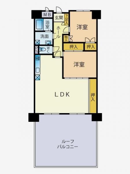 中古マンション 福岡県北九州市小倉北区片野1丁目16-11 北九州高速鉄道片野駅 1198万円
