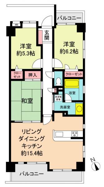 中古マンション 福岡県北九州市門司区旧門司1丁目 JR鹿児島本線門司港駅 1380万円