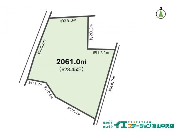 土地 富山市茶屋町41 高山本線西富山駅 330万円