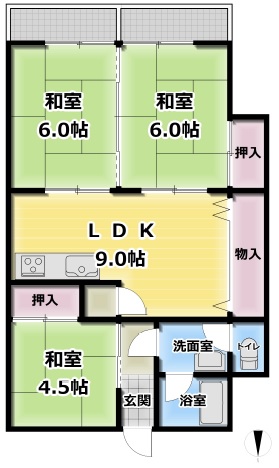 中古マンション 富山市新庄町４丁目3-43 富山地鉄本線東新庄駅 250万円