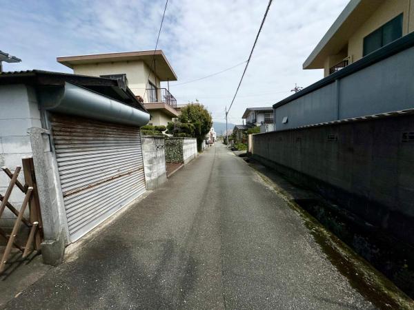 東三田尻｜売土地 前面道路含む現地写真 