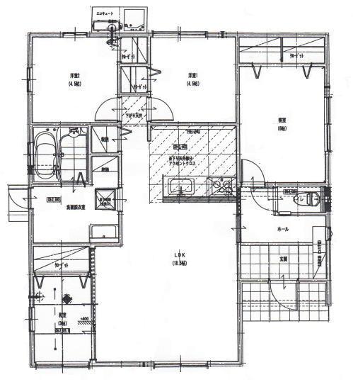 大字田島｜未入居 間取り図 