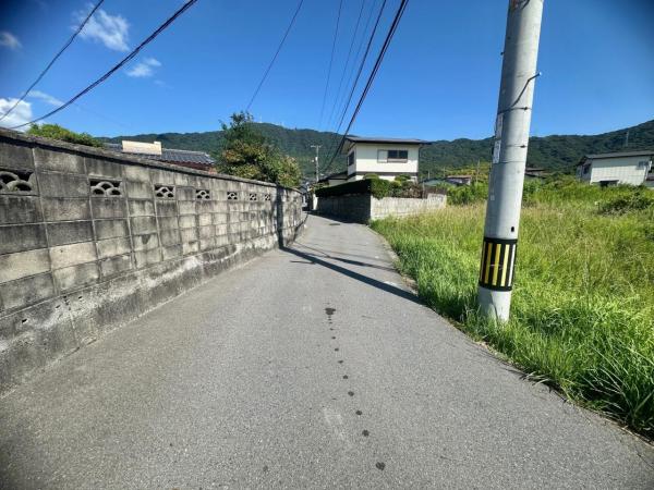 上木部｜売土地 前面道路含む現地写真 