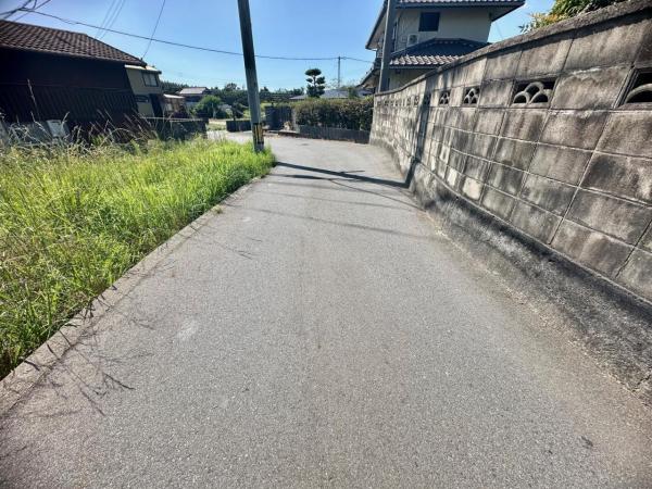 上木部｜売土地 前面道路含む現地写真 