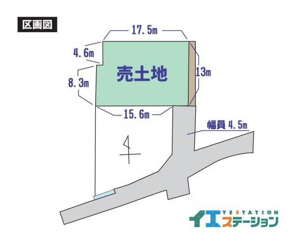 千日1丁目｜売土地　 区画図 