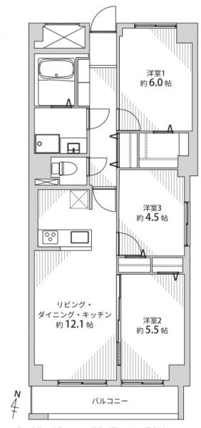 中古マンション 仙台市青葉区上杉1丁目 仙台市営地下鉄南北線北四番丁駅 1890万円