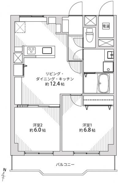 中古マンション 仙台市青葉区二日町 仙台市営地下鉄南北線勾当台公園駅 1790万円