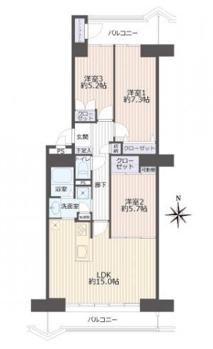 中古マンション 仙台市太白区茂庭台4丁目 JR東北本線(黒磯〜盛岡)仙台駅 1290万円