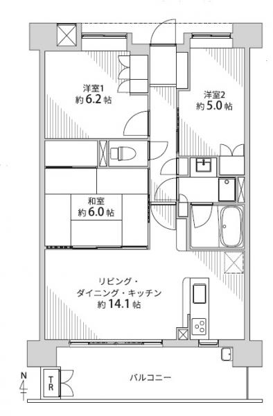 中古マンション 仙台市宮城野区萩野町2丁目 仙台地下鉄東西線卸町駅 2290万円