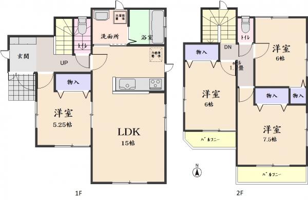 新築戸建 宮城県仙台市青葉区小松島3丁目1-64 JR仙山線東照宮駅 3350万円