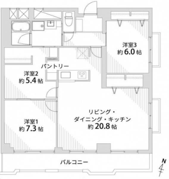 中古マンション 仙台市宮城野区苦竹1丁目 JR仙石線苦竹駅 2190万円