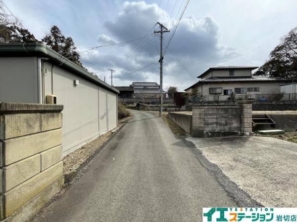 七ヶ浜町吉田浜 前面道路含む現地写真 