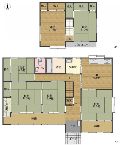 中古戸建 大崎市古川字竹ノ内 JR陸羽東線塚目駅 980万円