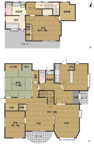 中古戸建 宮城郡七ヶ浜町汐見台3丁目 JR仙石線多賀城駅 1,680万円